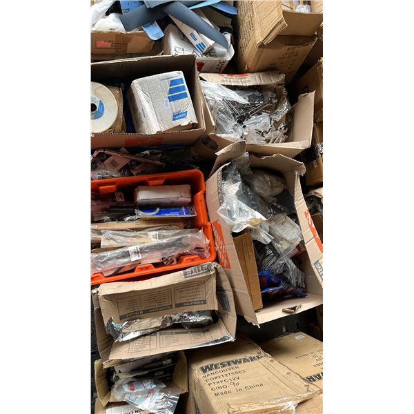 PALLET OF ASSORTED *NEW* WESTWARD GRINDING DISCS, WRENCHES & MORE *MUST TAKE ALL*