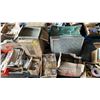 Image 1 : PALLET OF AIR FLOW FILTER, HEAT SHRINK DISCONNECTION TERMINAL, WESTWARD VERTICAL FILE CABINET & MORE