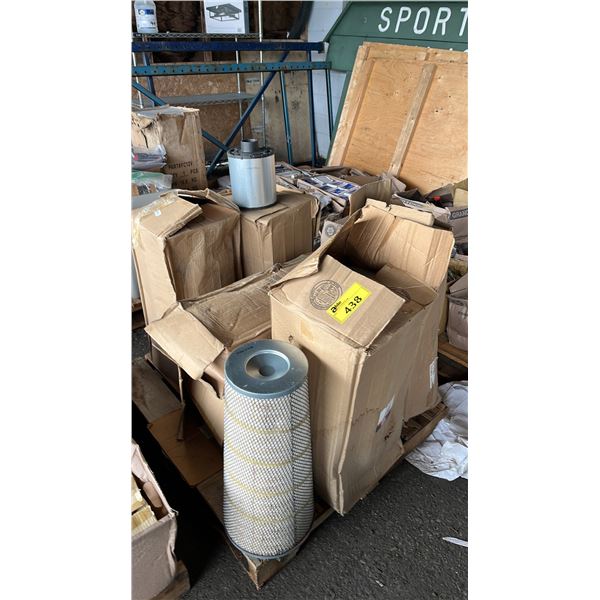 PALLET OF ASSORTED AIR FILTERS *MUST TAKE ALL*