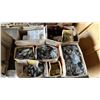 Image 1 : PALLET OF WESTWARD CONTACT TIPS, POWER 1ST CAR BATTERY ALLIGATOR CLAMPS, ROBIN AIR PUMP OIL & MORE