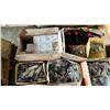 Image 4 : PALLET OF WESTWARD CONTACT TIPS, POWER 1ST CAR BATTERY ALLIGATOR CLAMPS, ROBIN AIR PUMP OIL & MORE