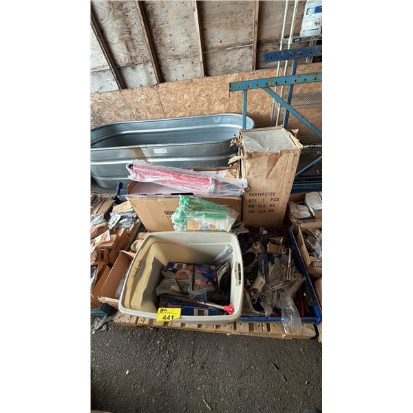 PALLET OF WESTWARD WORK LIGHTS, ASSORTED WESTWARD WRENCHES & MORE *MUST TAKE ALL*