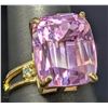 Image 3 : 10K(3.5G), KUNZITE (8.9CT)RING, SIZE 5.5, SUGGESTED RETAIL VALUE $3600