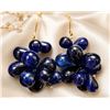 Image 1 : 10K(7.6G), SAPPHIRE (36CT) EARRING, SUGGESTED RETAIL VALUE $1600