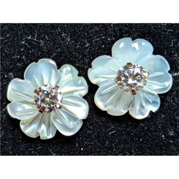 14K LAB DIAMOND (2IN1) (0.2CT) EARRING, SUGGESTED RETAIL VALUE $400