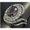 Image 2 : SILVER(5.2G), MYSTIC TOPAZ (2CT) RING, SUGGESTED RETAIL VALUE $340