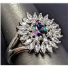 Image 2 : SILVER(4.1G), MYSTIC TOPAZ (0.5CT) RING, SUGGESTED RETAIL VALUE $280