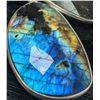 Image 2 : SILVER(6.8G), LABRADORITE (APP 24CT) EARRING, SUGGESTED RETAIL VALUE $240