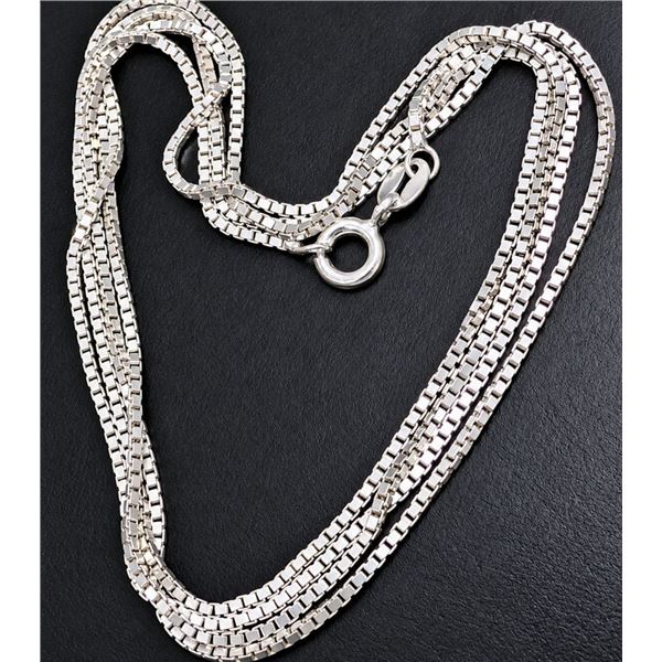 SILVER(6.1G), CHAIN 28" SUGGESTED RETAIL VALUE $200