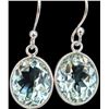 Image 1 : SILVER(2.5G), GREEN AMETHYST (APP 7CT) EARRING