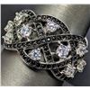 Image 2 : SILVER(4.7G), BLACK ONYX AND CZ RING  SUGGESTED RETAIL VALUE $200