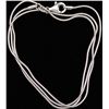 Image 1 : SILVER(4.1G), CHAIN 18"  SUGGESTED RETAIL VALUE $200