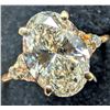 Image 1 : 10K(1.5G),  LAB DIAMOND (1.7CT)RING, SIZE 5.5, SUGGESTED RETAIL VALUE $4000