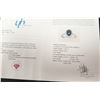 Image 4 : 14K(1.9G), SAPPHIRE (1CT), LAB DIAMOND (0.2CT)RING, SIZE 6.5, APPRAISED INSURANCE VALUE $3200
