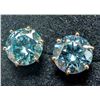 Image 1 : 14K(0.75G),  BLUE LAB DIAMOND (1.82CT) EARRING, SUGGESTED RETAIL VALUE $2800