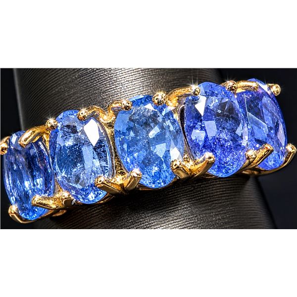 10K(2.1G),  TANZANITE (2.5CT)RING, SIZE 6, SUGGESTED RETAIL VALUE $2600