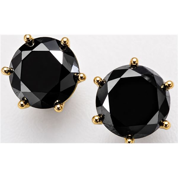14K BLACK DIAMOND (1.1CT) EARRING, SUGGESTED RETAIL VALUE $1400