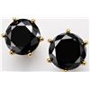 Image 1 : 14K BLACK DIAMOND (1.1CT) EARRING, SUGGESTED RETAIL VALUE $1400