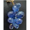 Image 1 : 10K(3.2G), BLUE SAPPHIRE (15CT) PENDANT, SUGGESTED RETAIL VALUE $500