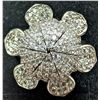 Image 3 : SILVER(12.84G),  UNIQUE BLOOMING FLOWER  RING, SUGGESTED RETAIL VALUE $350