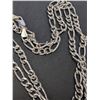 Image 1 : SILVER(15.33G),  RHODIUM PLATED ITALIAN HOLLOW STYLE  CHAIN 22", SUGGESTED RETAIL VALUE $350