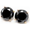 Image 1 : 14K BLACK DIAMOND (1.55CT) EARRING SUGGESTED RETAIL VALUE $1200
