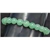 Image 1 : GREEN AVENTURINE 6-6.5MM BRACELET FLEXIBLE SUGGESTED RETAIL VALUE $200