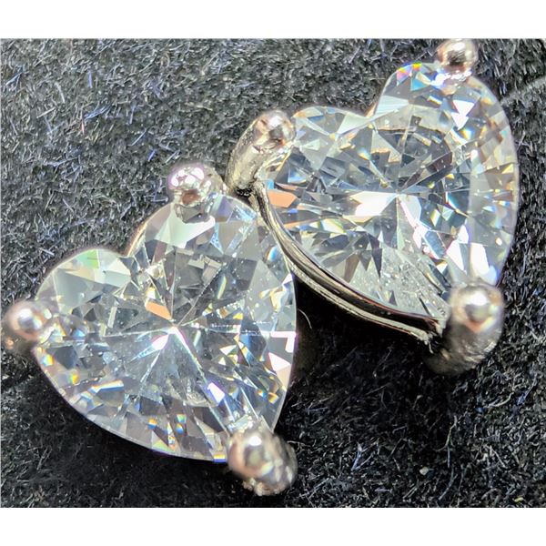 SILVER CZ EARRING
