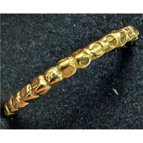 GOLD PLATED RING.