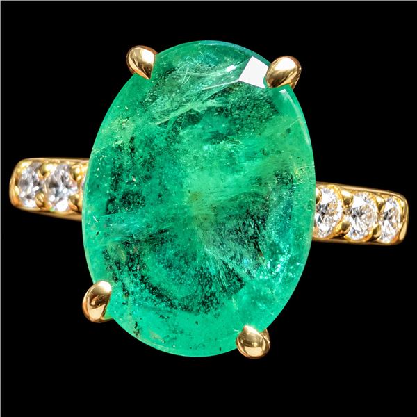 10K(1.5G), EMERALD (1.95CT)RING, SIZE 5.75, SUGGESTED RETAIL VALUE $2400