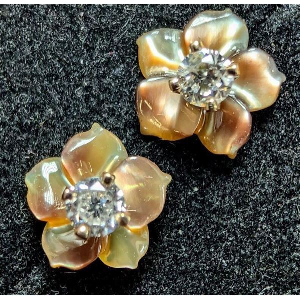 14KLAB DIAMOND 2IN1 (0.2CT)EARRING, SUGGESTED RETAIL VALUE $500
