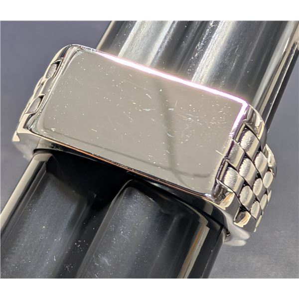 SILVER(12.71G), RING, SIZE , SUGGESTED RETAIL VALUE $380