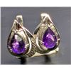 Image 1 : SILVER(3.95G), AMETHYST CZ (0.5CT)EARRING, SUGGESTED RETAIL VALUE $320