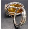 Image 2 : SILVER(9.55G), AMBER RING, SIZE , SUGGESTED RETAIL VALUE $300