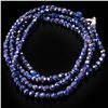 Image 1 : SILVER(2.25G), SAPPHIRE (APP16CT) NECKLACE 16", SUGGESTED RETAIL VALUE $240