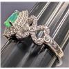 Image 2 : SILVER(3.45G), CZ RING , SUGGESTED RETAIL VALUE $240