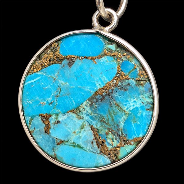 SILVER(2.16G), TURQUOISE PENDANT