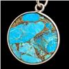 Image 1 : SILVER(2.16G), TURQUOISE PENDANT
