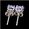 Image 2 : SILVER(0.87G), TANZANITE (0.5CT)EARRING SUGGESTED RETAIL VALUE $200