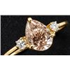 Image 2 : 10K(1.55G),  PINK LAB DIAMOND  (0.5CT)RING, SIZE 7, SUGGESTED RETAIL VALUE $2600
