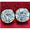 Image 1 : 14K(0.3G),  CZ 4MM EARRING, SUGGESTED RETAIL VALUE $240