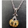 Image 2 : SILVER(3.3G),  CITRINE PENDANT WITH CHAIN, SUGGESTED RETAIL VALUE $240