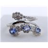 Image 1 : 0.6 CT CERTIFIED SILVER TANZANITE GEMSTONE ($1,900 APPRAISAL)