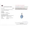 Image 3 : 1.7 CT CERTIFIED SILVER STAR SAPPHIRE GEMSTONE PENDANT ($3,706 APPRAISAL)