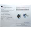 Image 3 : 3.1 CT CERTIFIED SILVER SAPPHIRE GEMSTONE EARRINGS ($2,779 APPRAISAL)