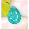 Image 2 : 5.7 CT CERTIFIED BRAZILIAN EMERALD GEMSTONE ($3,650 APPRAISAL)