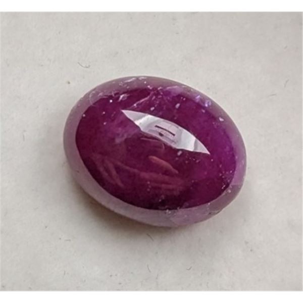 7.14 CT CERTIFIED MADAGASCAR RUBY GEMSTONE ($6,050 APPRAISAL)