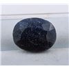 Image 2 : 8.16 CT CERTIFIED MIDNIGHT BLUE SAPPHIRE GEMSTONE ($6,150 APPRAISAL)