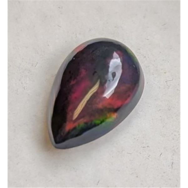 2.33 CT CERTIFIED BLACK OPAL GEMSTONE ($1,850 APPRAISAL)