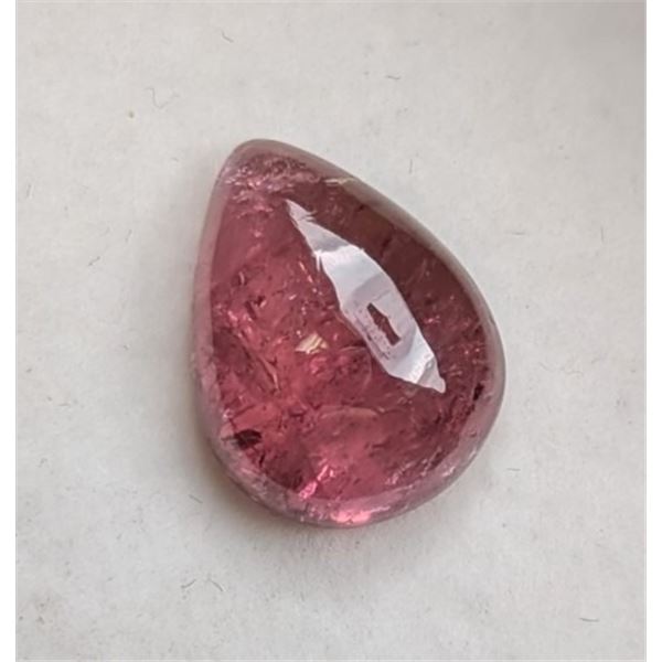 5.34 CT CERTIFIED PINK TOURMALINE GEMSTONE ($3,200 APPRAISAL)